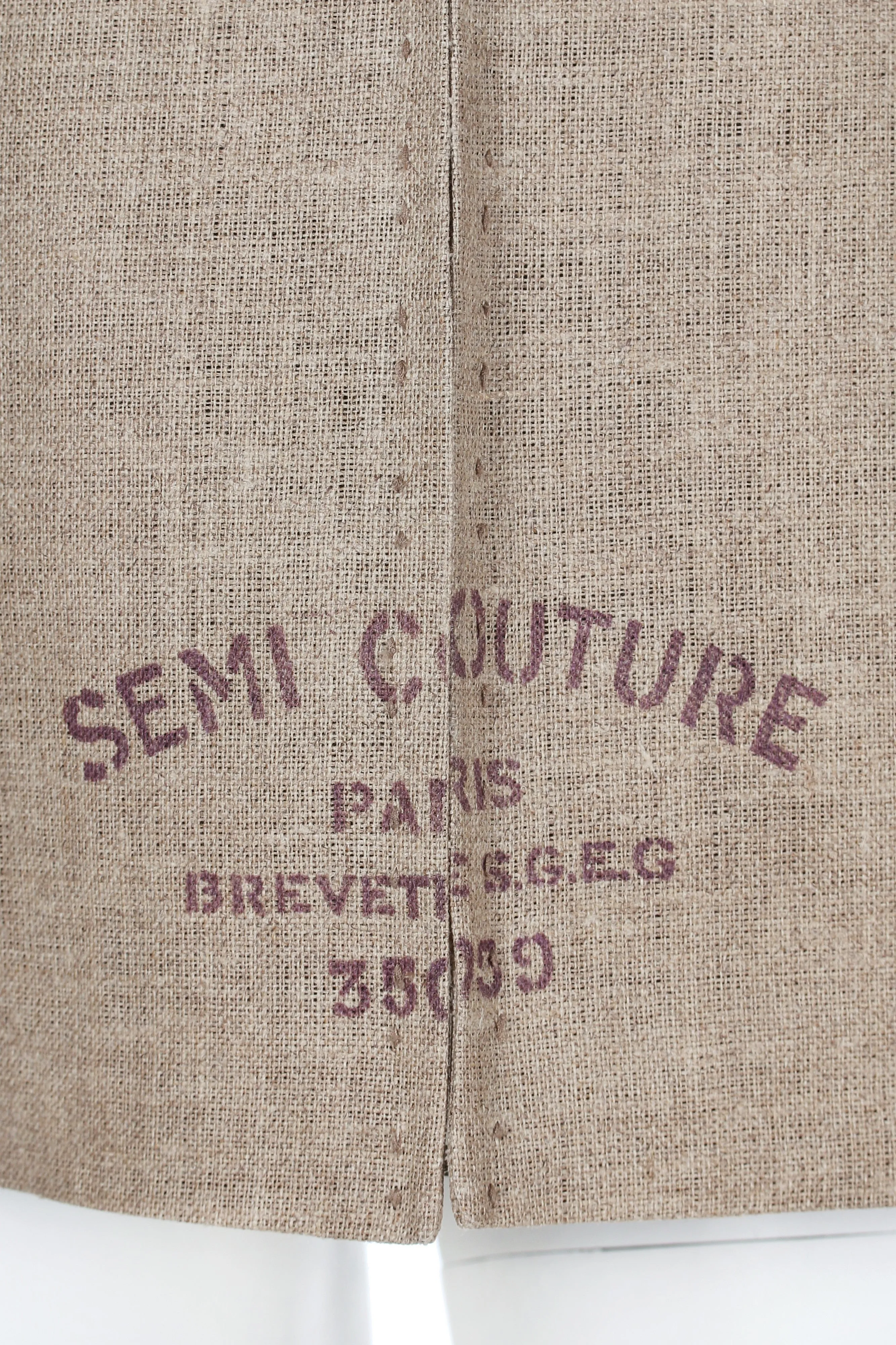 1997-1998 Fall Winter Martin Margiela 'Semi Couture' Linen Bodice. Rent: £1,300/Day