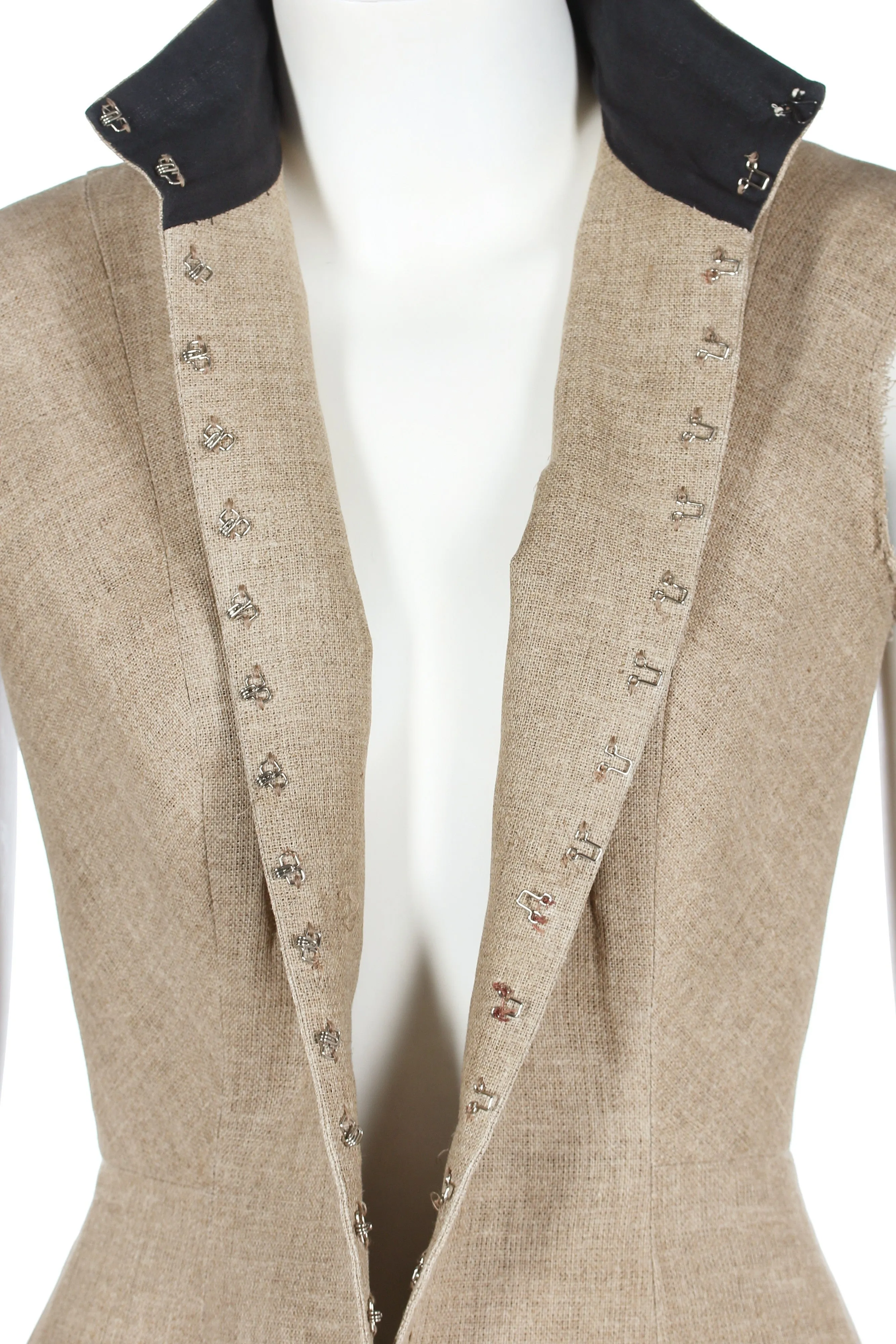 1997-1998 Fall Winter Martin Margiela 'Semi Couture' Linen Bodice. Rent: £1,300/Day