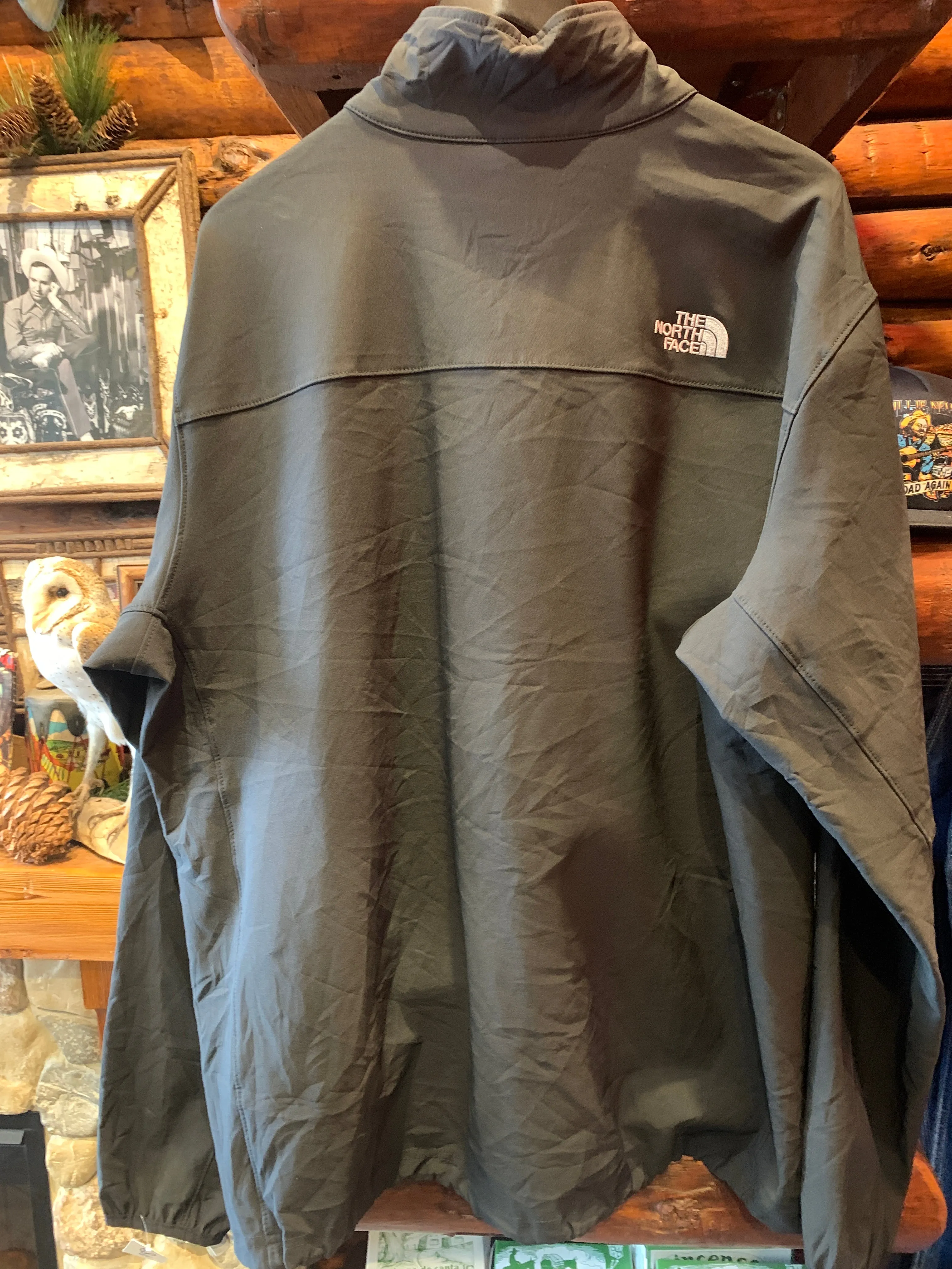 31. Vintage North Face Black Track Jacket, XXL