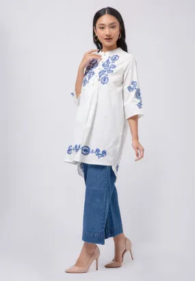 3/4 Sleeves Tunic with Embroidery