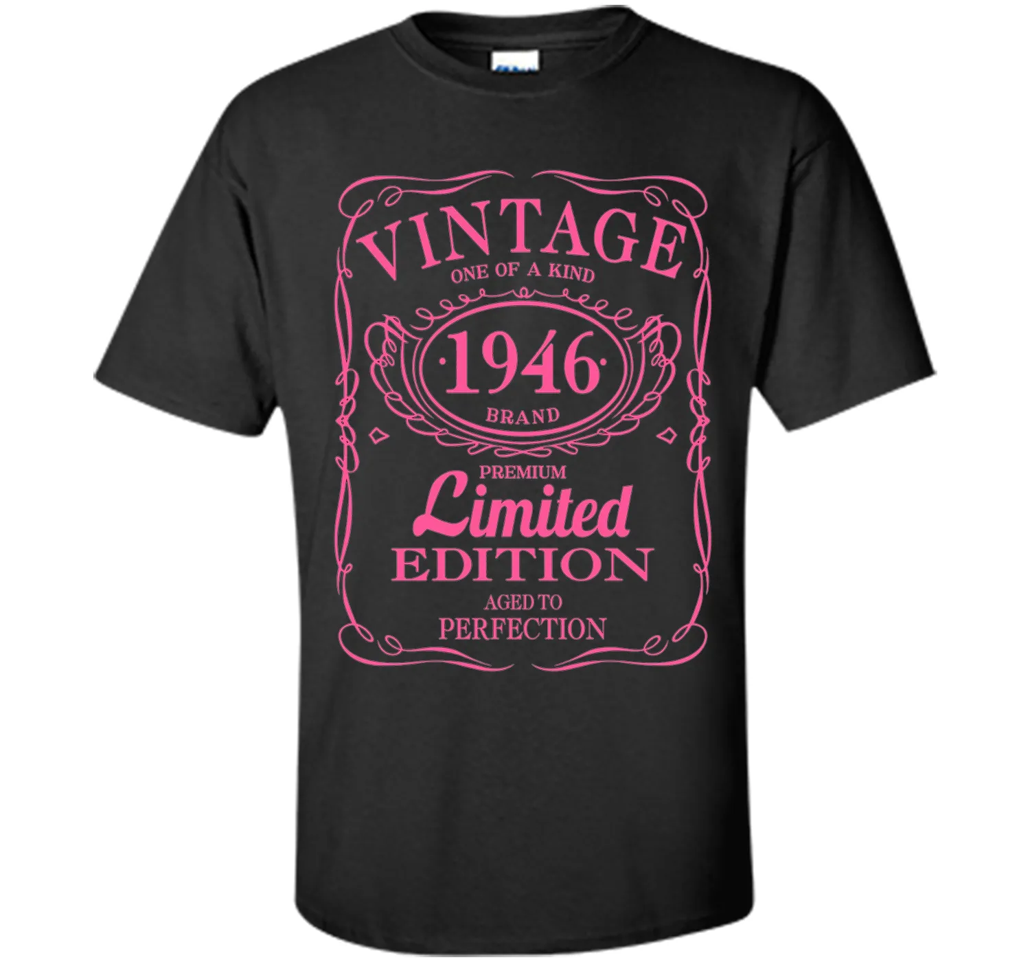 70th Birthday Gift Vintage 1946 Limited Edition T-Shirt Pink