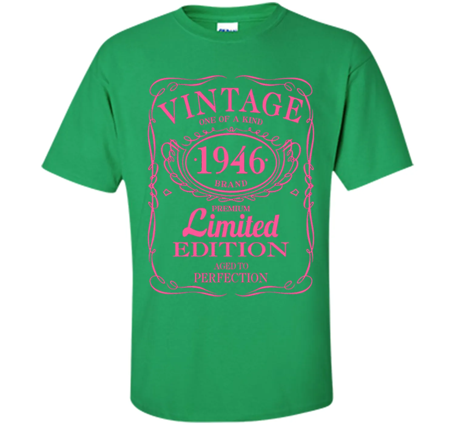 70th Birthday Gift Vintage 1946 Limited Edition T-Shirt Pink