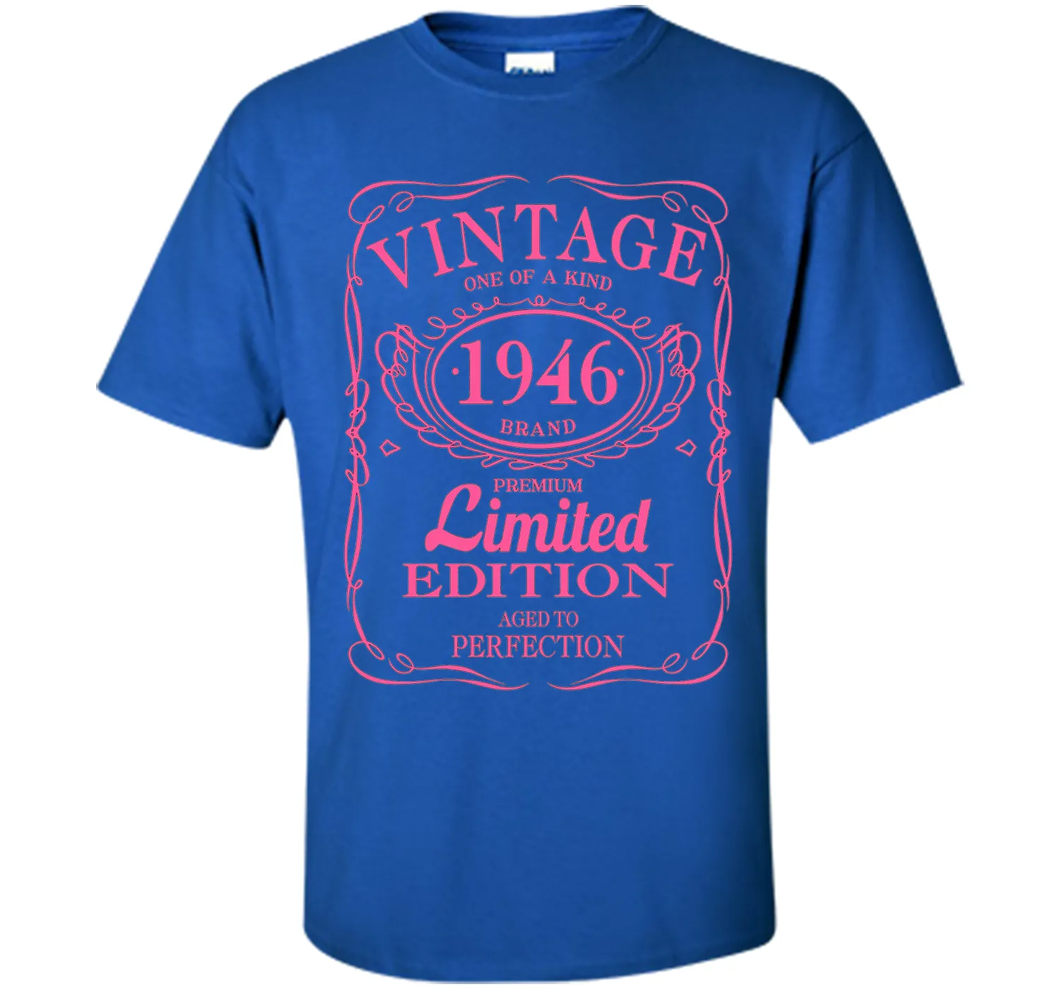 70th Birthday Gift Vintage 1946 Limited Edition T-Shirt Pink