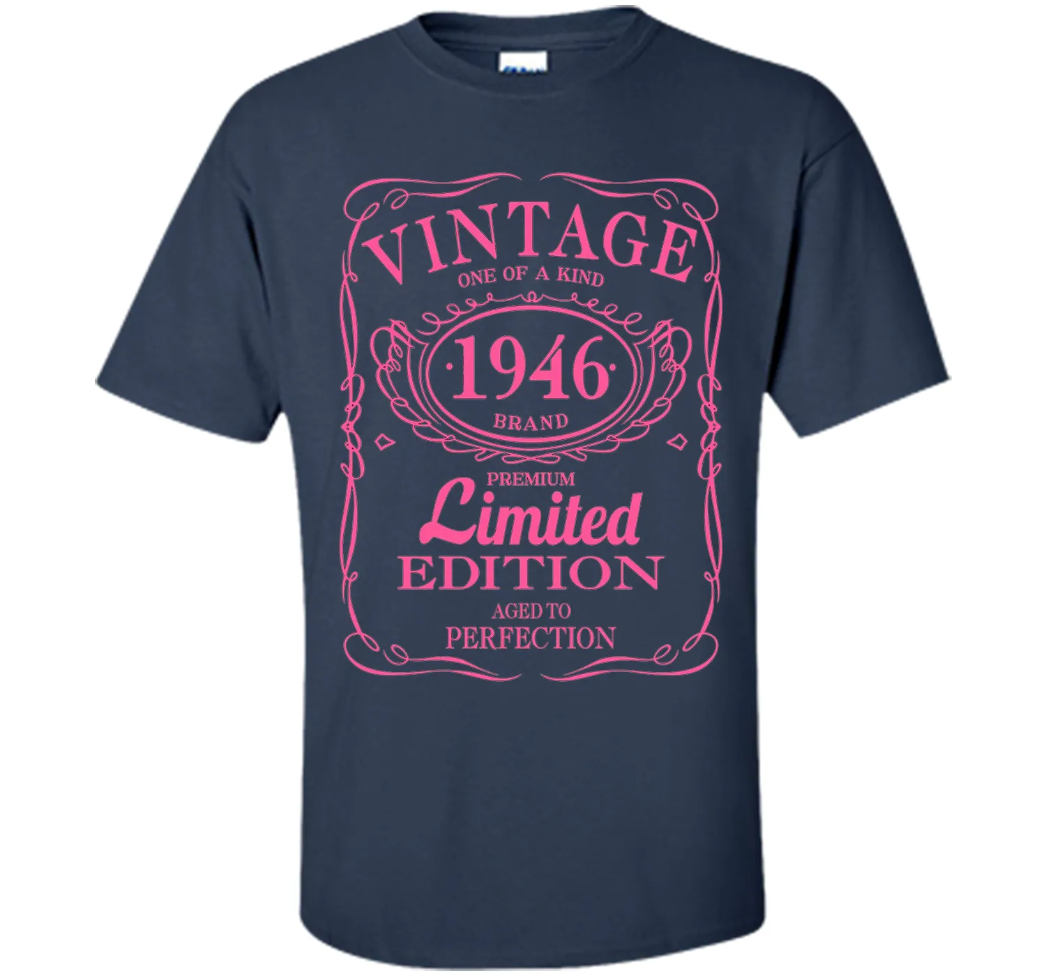 70th Birthday Gift Vintage 1946 Limited Edition T-Shirt Pink