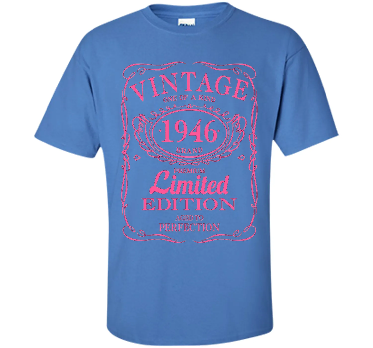70th Birthday Gift Vintage 1946 Limited Edition T-Shirt Pink