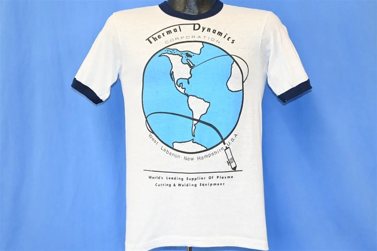 80s Thermal Dynamics Corp West Lebanon Ringer t-shirt Small
