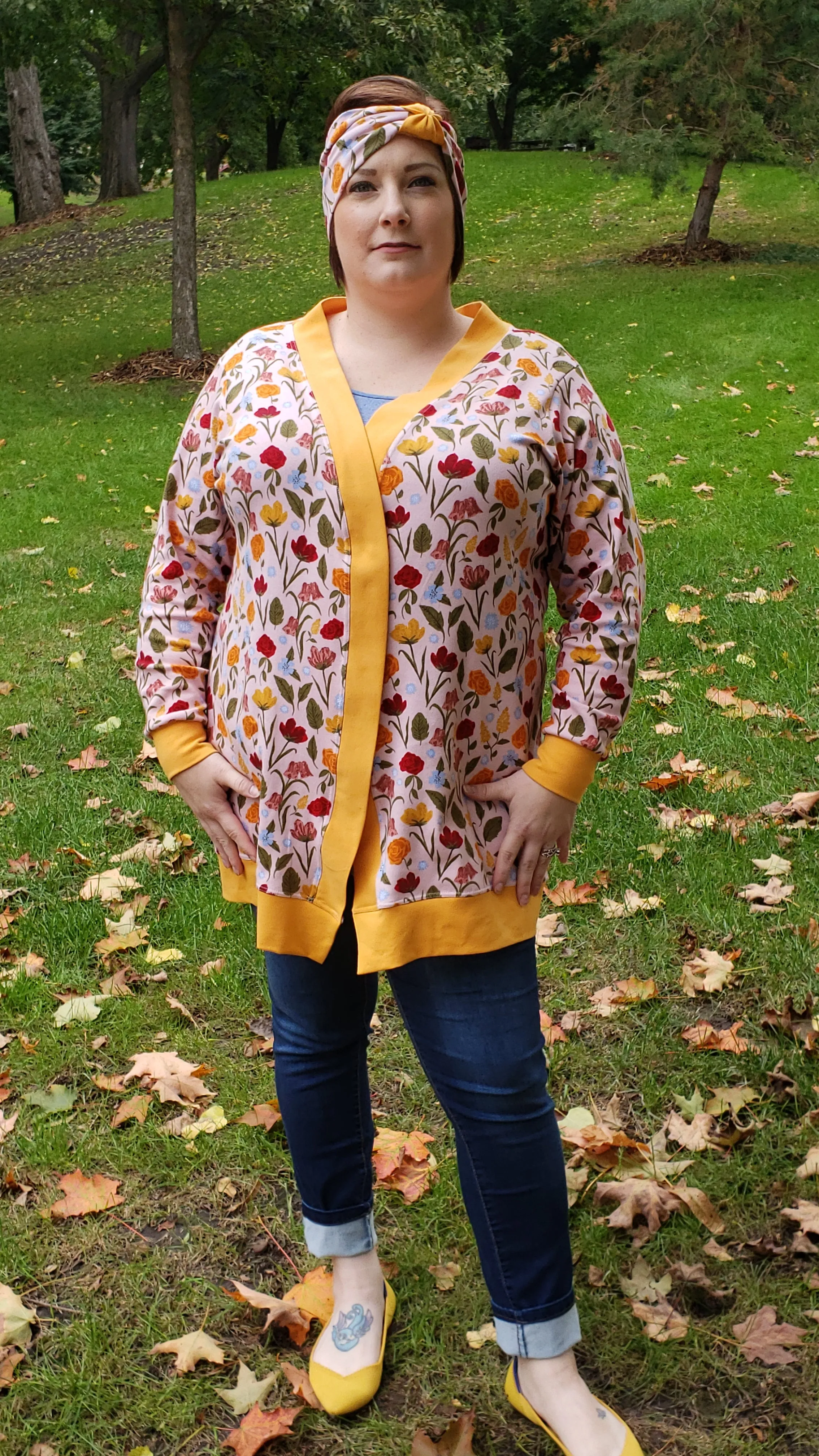 Adult Chapman Cardigan Pattern Curvy Fit