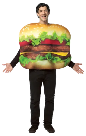 Adult Double Cheeseburger Costume