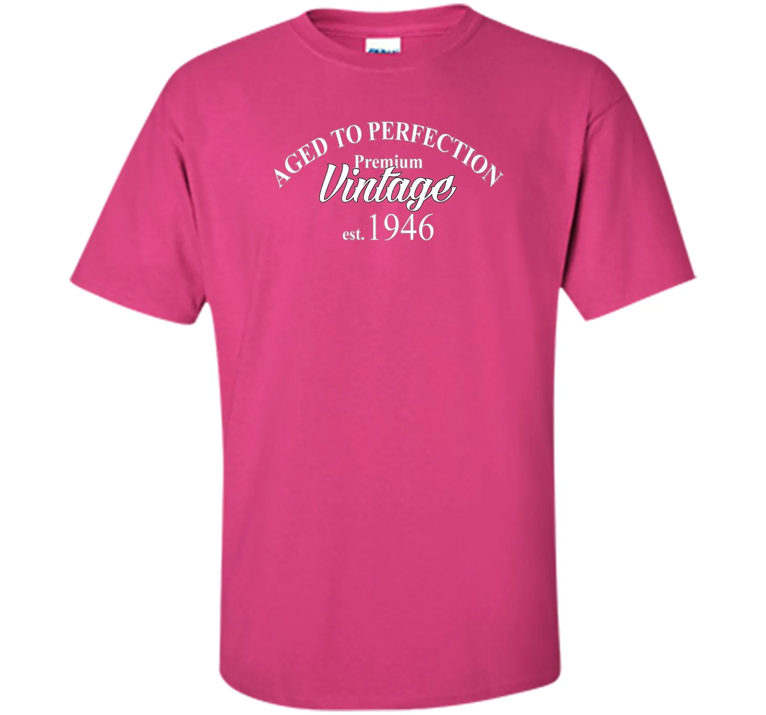 Aged to Perfection 1946 70th Birthday Funny T-Shirt Born in
