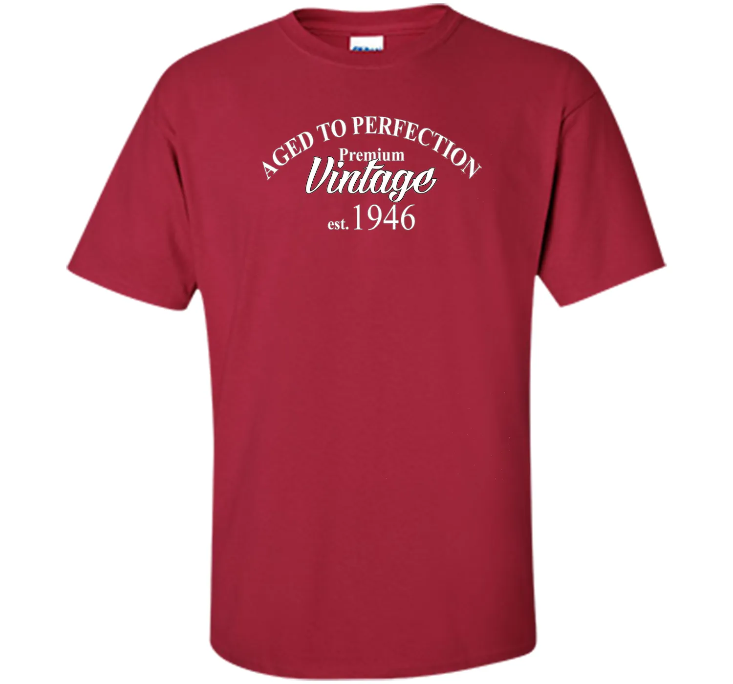 Aged to Perfection 1946 70th Birthday Funny T-Shirt Born in