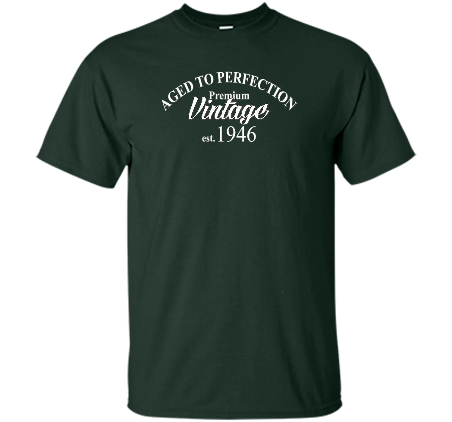 Aged to Perfection 1946 70th Birthday Funny T-Shirt Born in