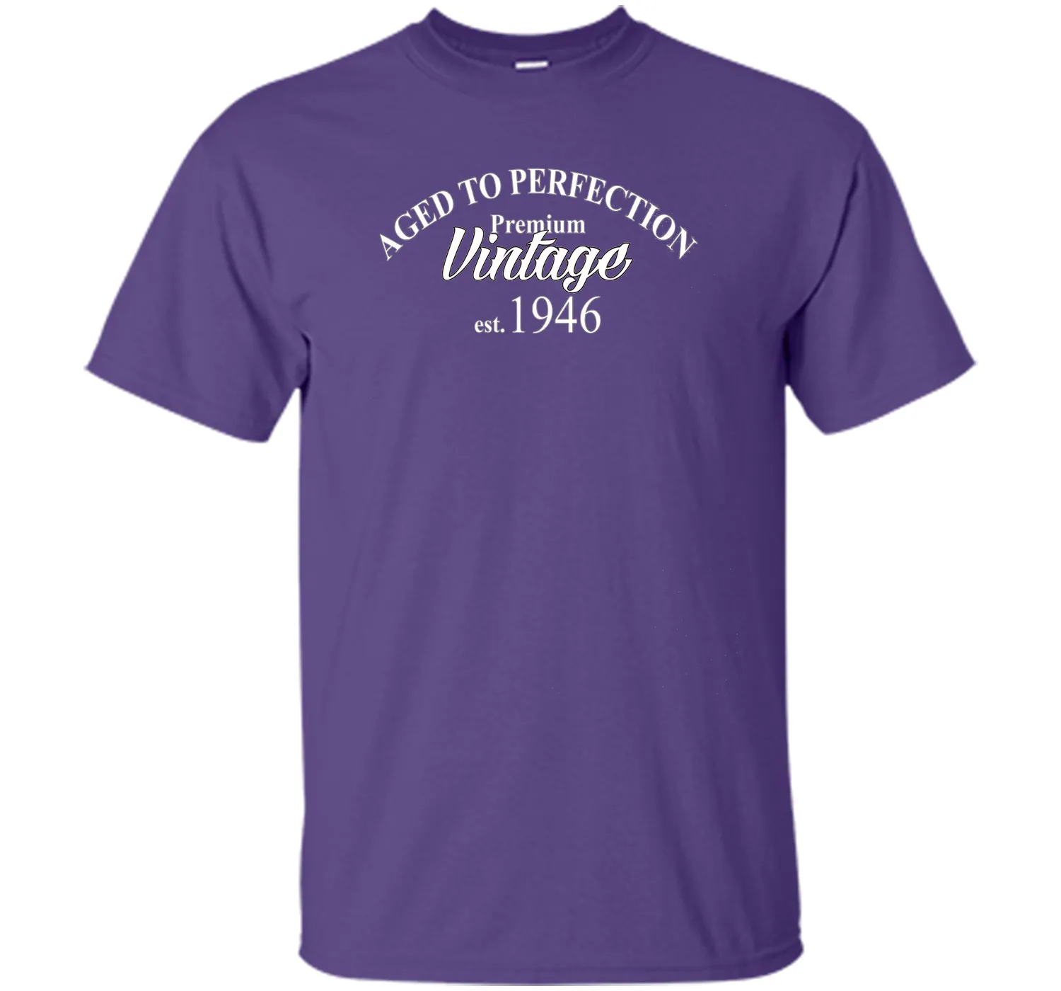 Aged to Perfection 1946 70th Birthday Funny T-Shirt Born in