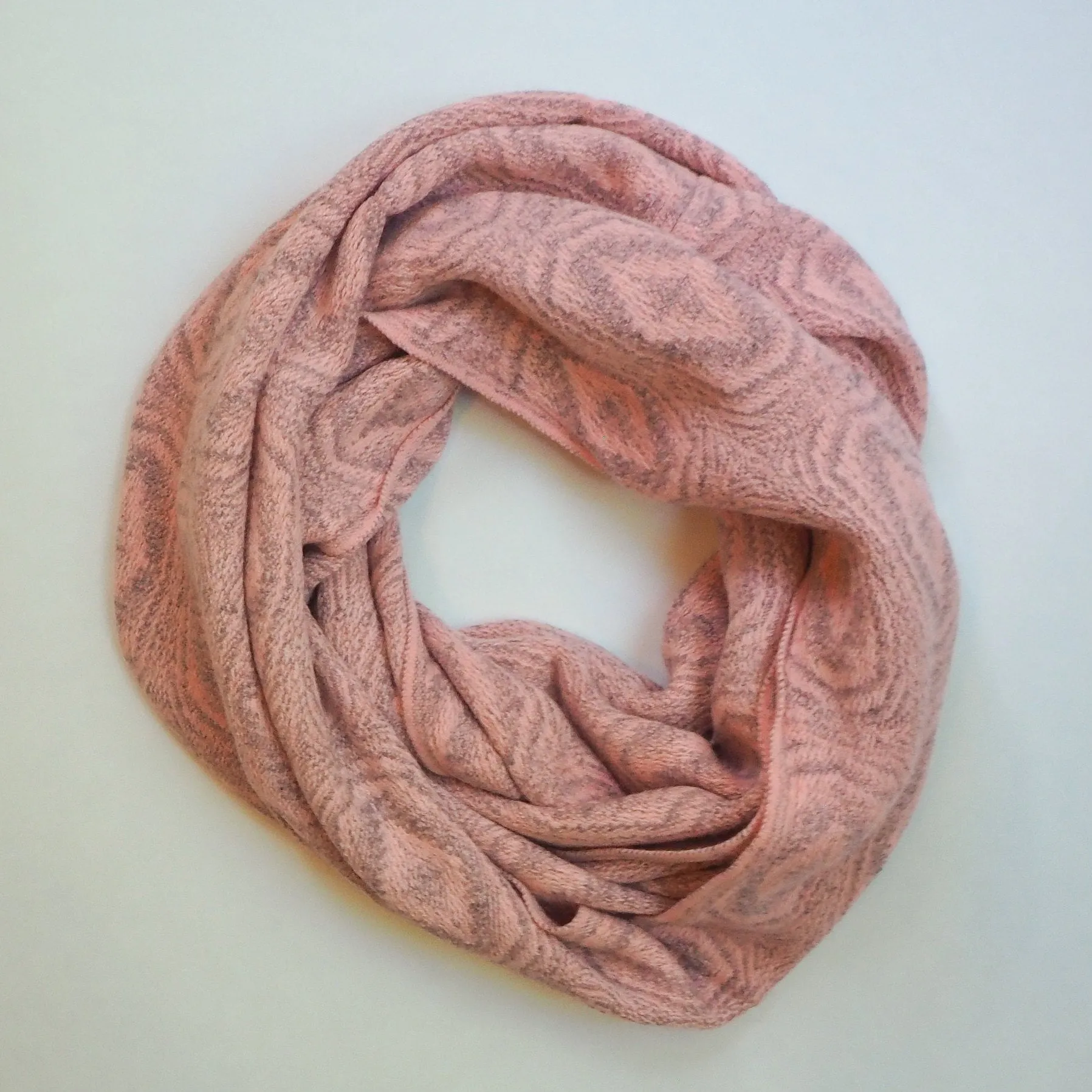 Alpaca Wool Infinity Fall Scarf, Warm & Lightweight