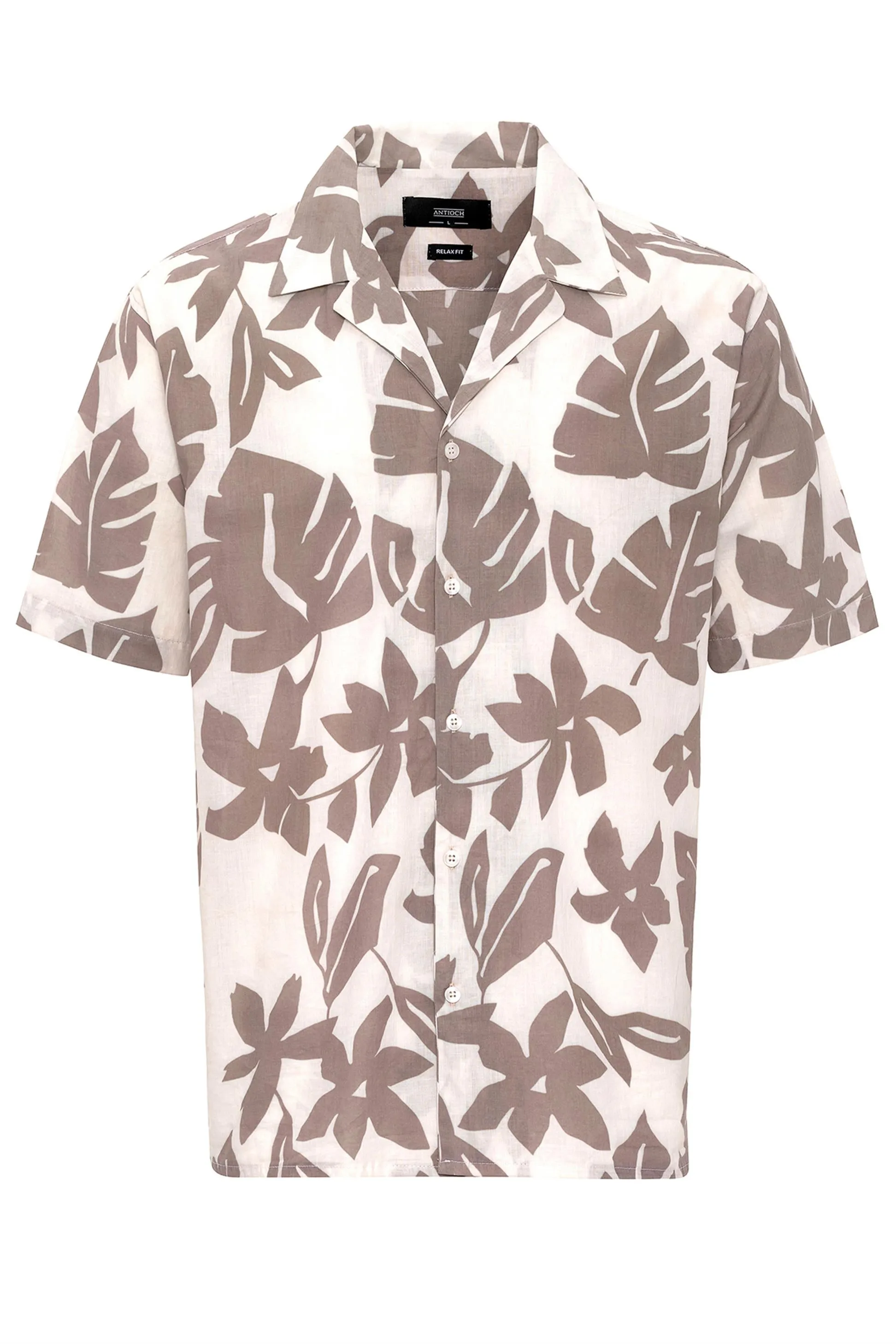 ANT Floral Patterned Top Collar Men's Shirt - Zimapan