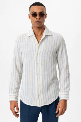 ANT Striped Knitted Long Sleeve Men's Shirt - Darwin