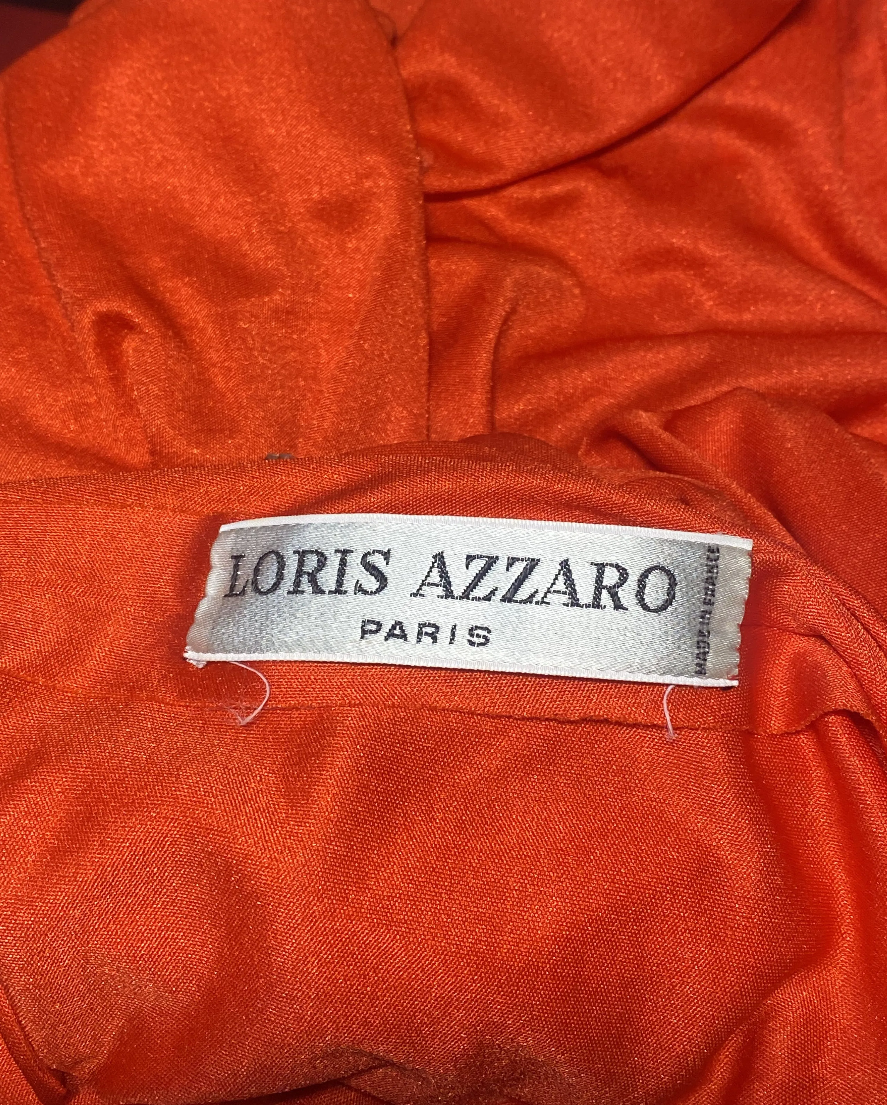 ARCHIVE - 1970s Loris Azzaro Red Keyhole Halterneck Dress