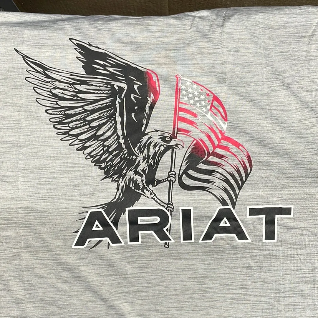 Ariat Charger Free Bird T-Shirt-Grey Heather