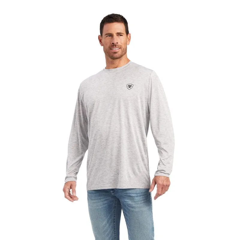 Ariat Charger Free Bird T-Shirt-Grey Heather