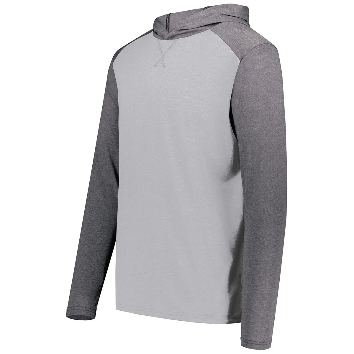 Augusta Sportswear Men's Grey Heather/Carbon Heather Gameday Vintage Hoodie
