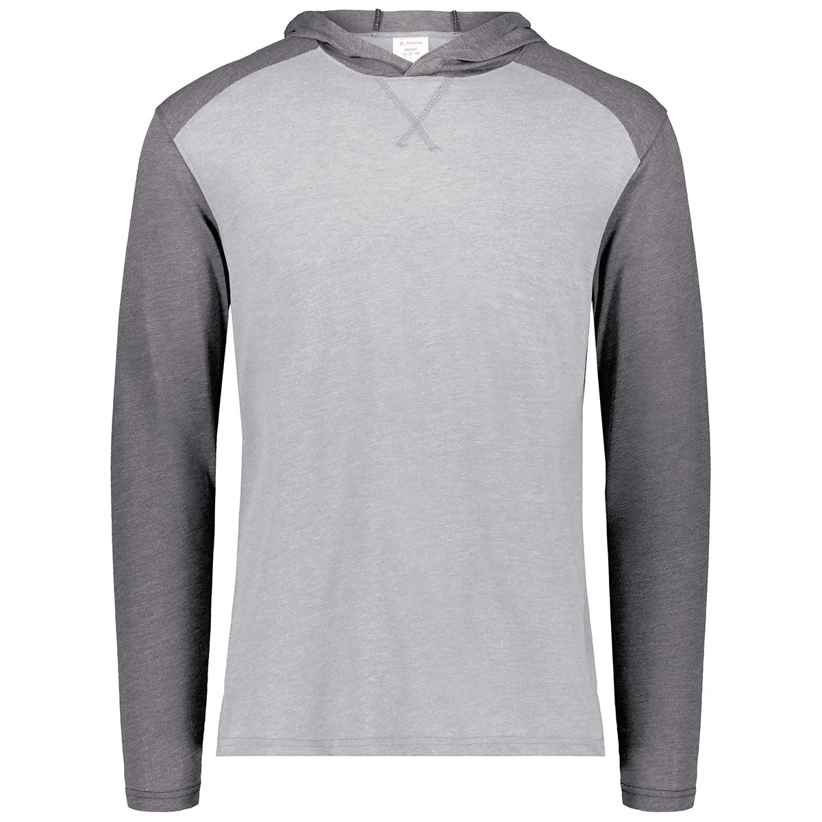 Augusta Sportswear Men's Grey Heather/Carbon Heather Gameday Vintage Hoodie
