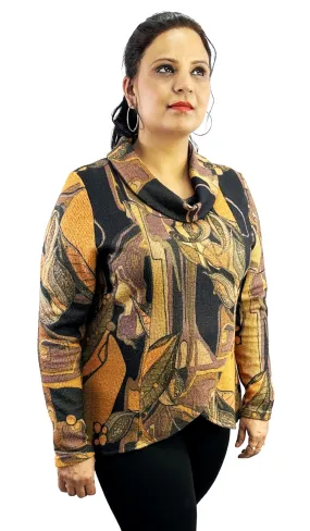 Beautiful Designer Cowl Neck Sweater
