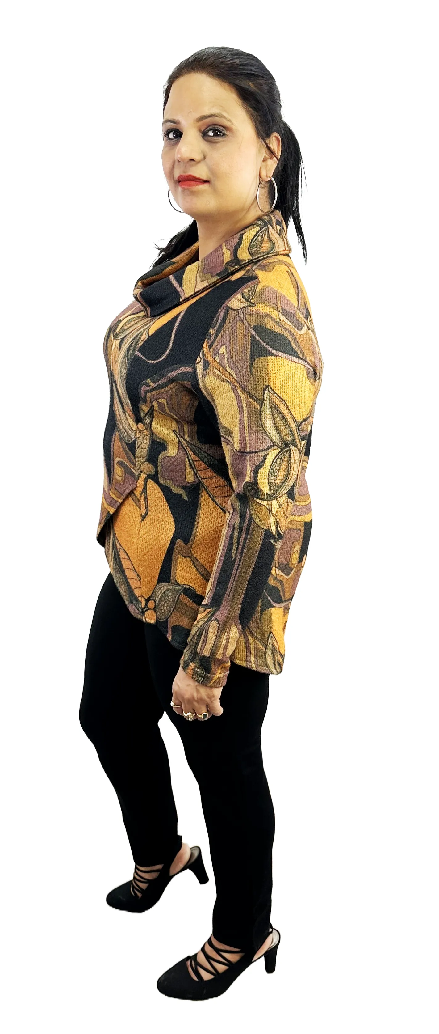 Beautiful Designer Cowl Neck Sweater