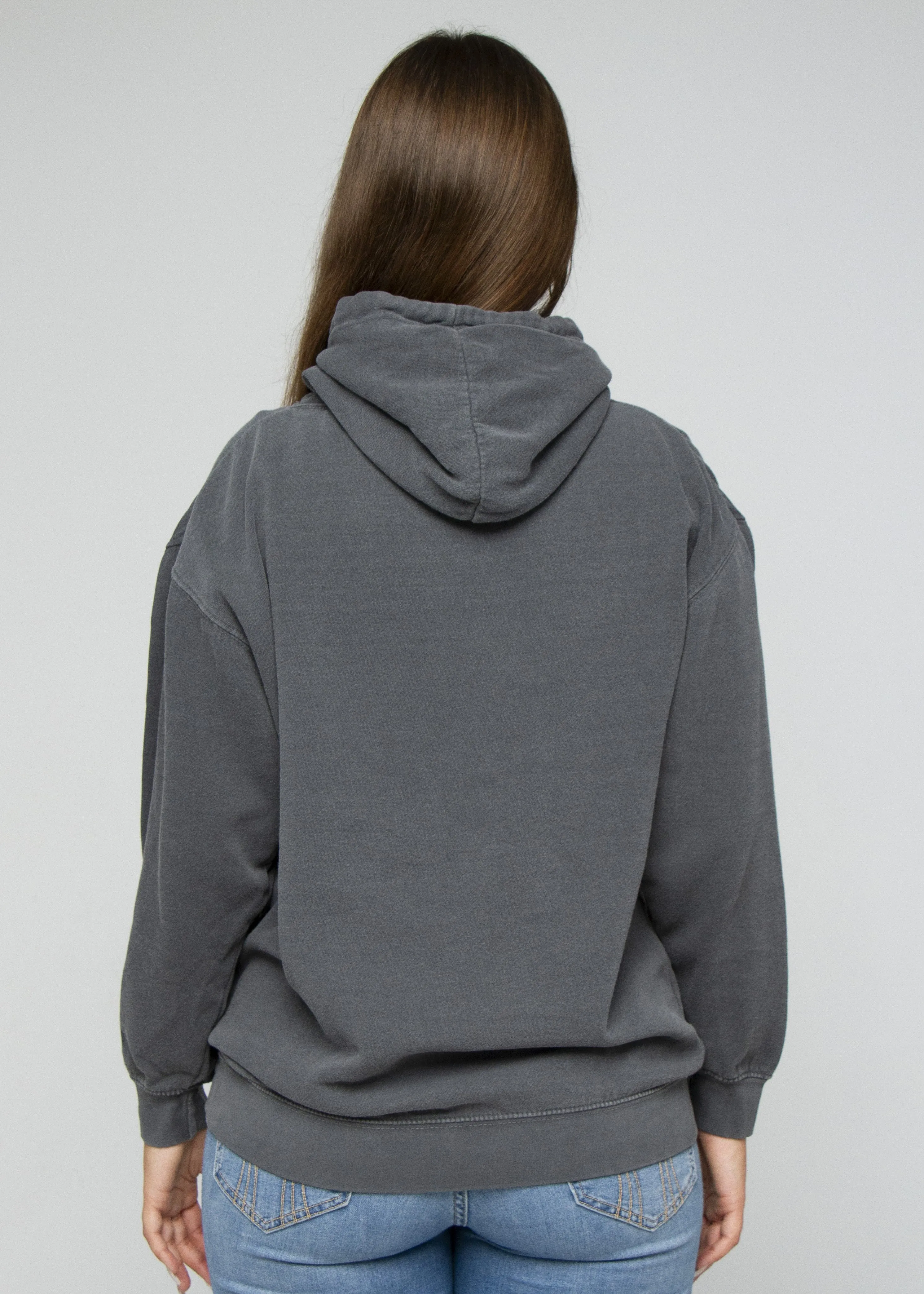 Black Pigment Dye Hoodie