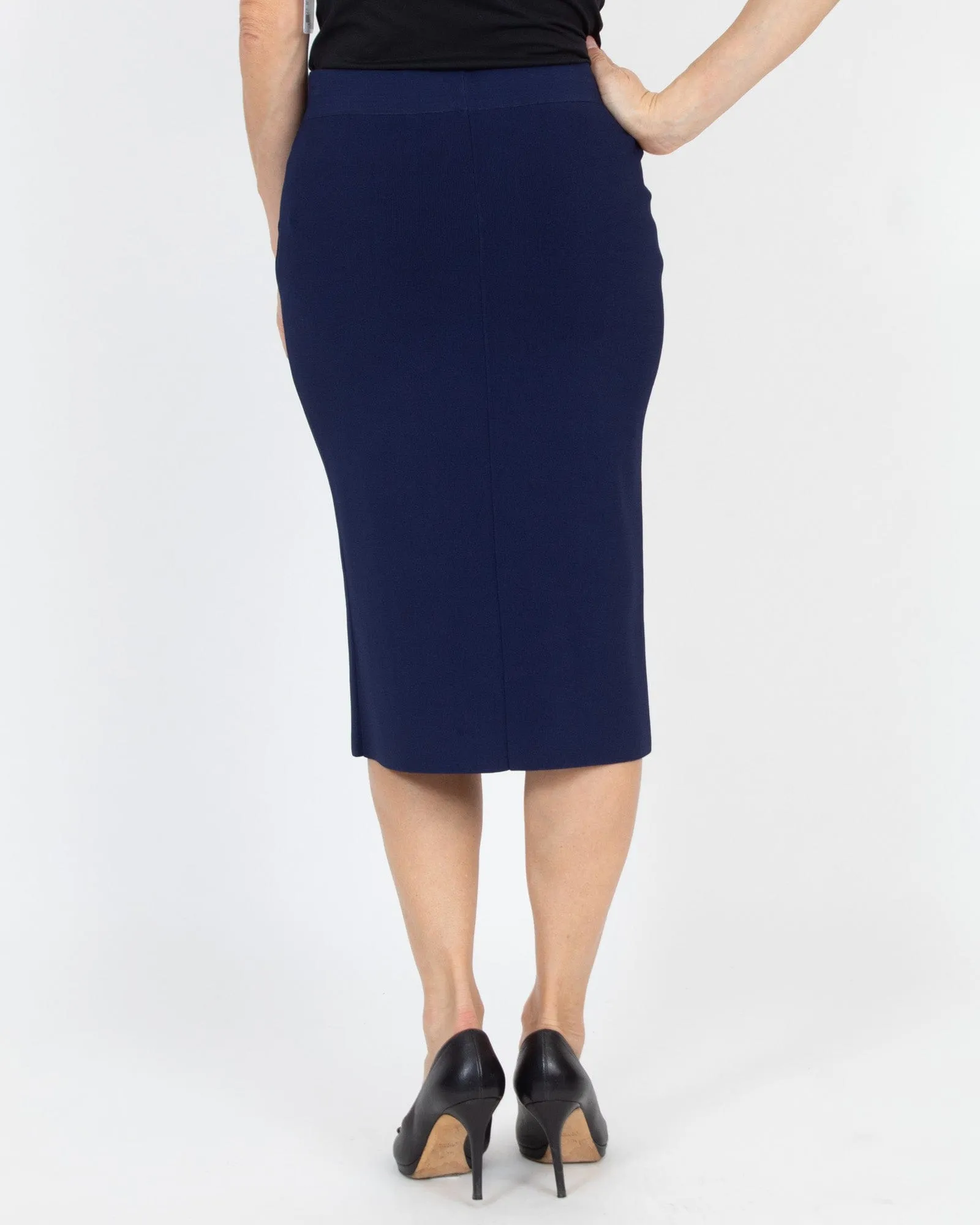 Blue Pencil Skirt