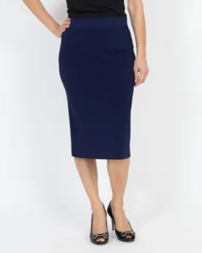 Blue Pencil Skirt