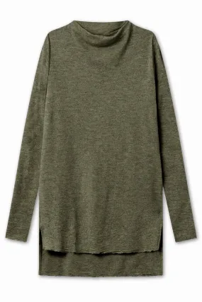 Blusbar High Neck Tunic Capers