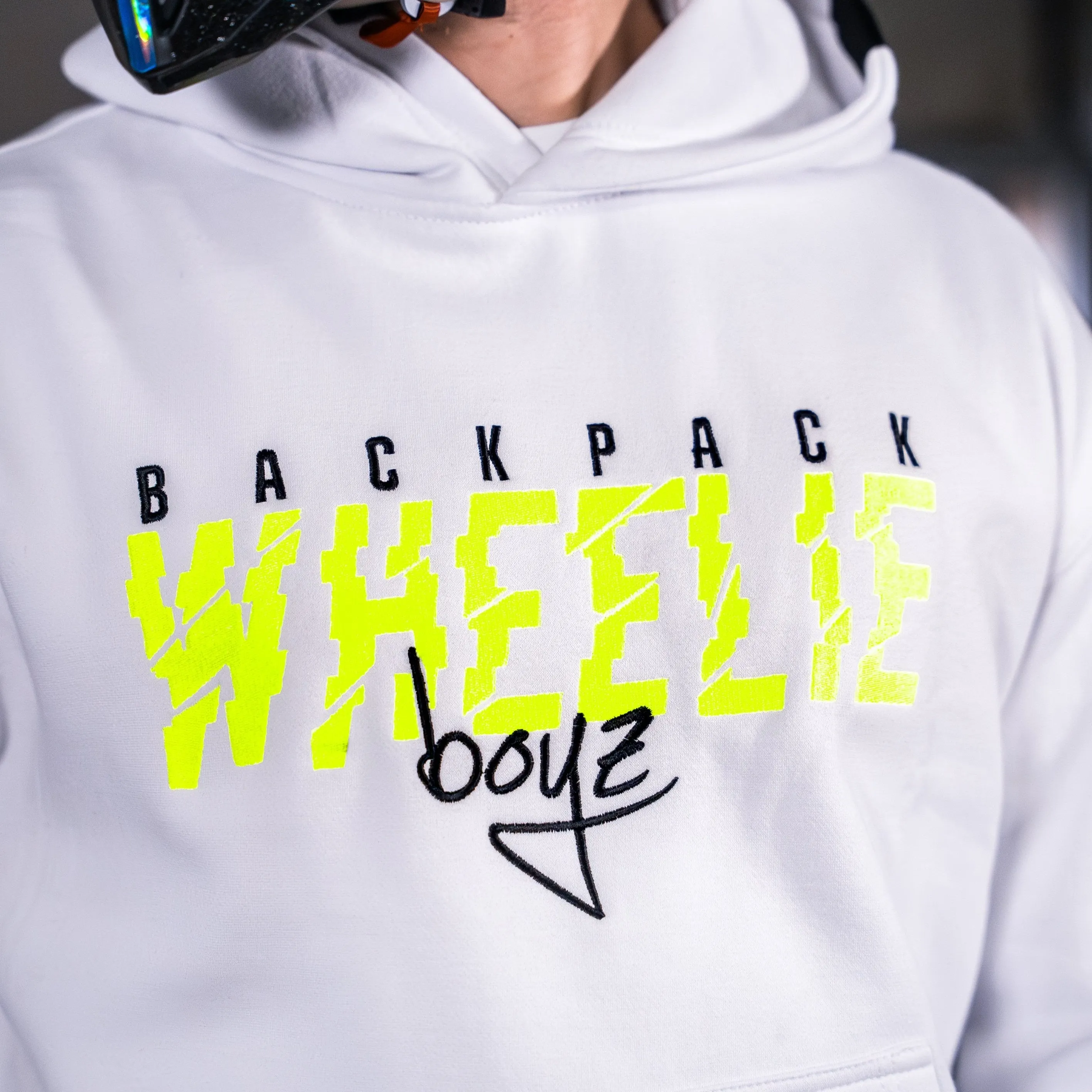 BPWB Fluo/White Slash Hoodie v2 (oversize fit)