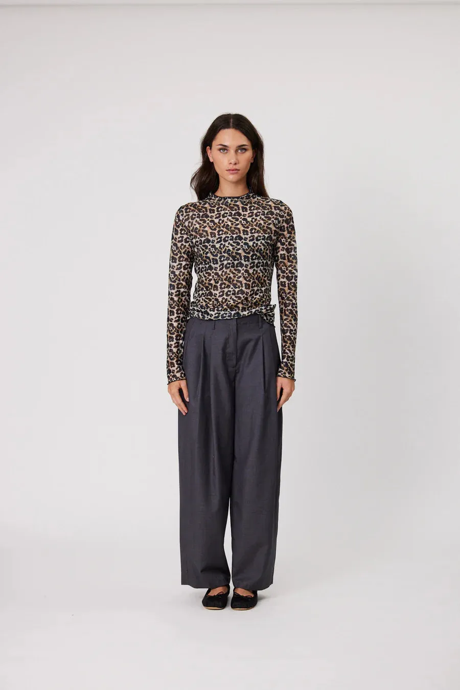 Brydie Top Leopard