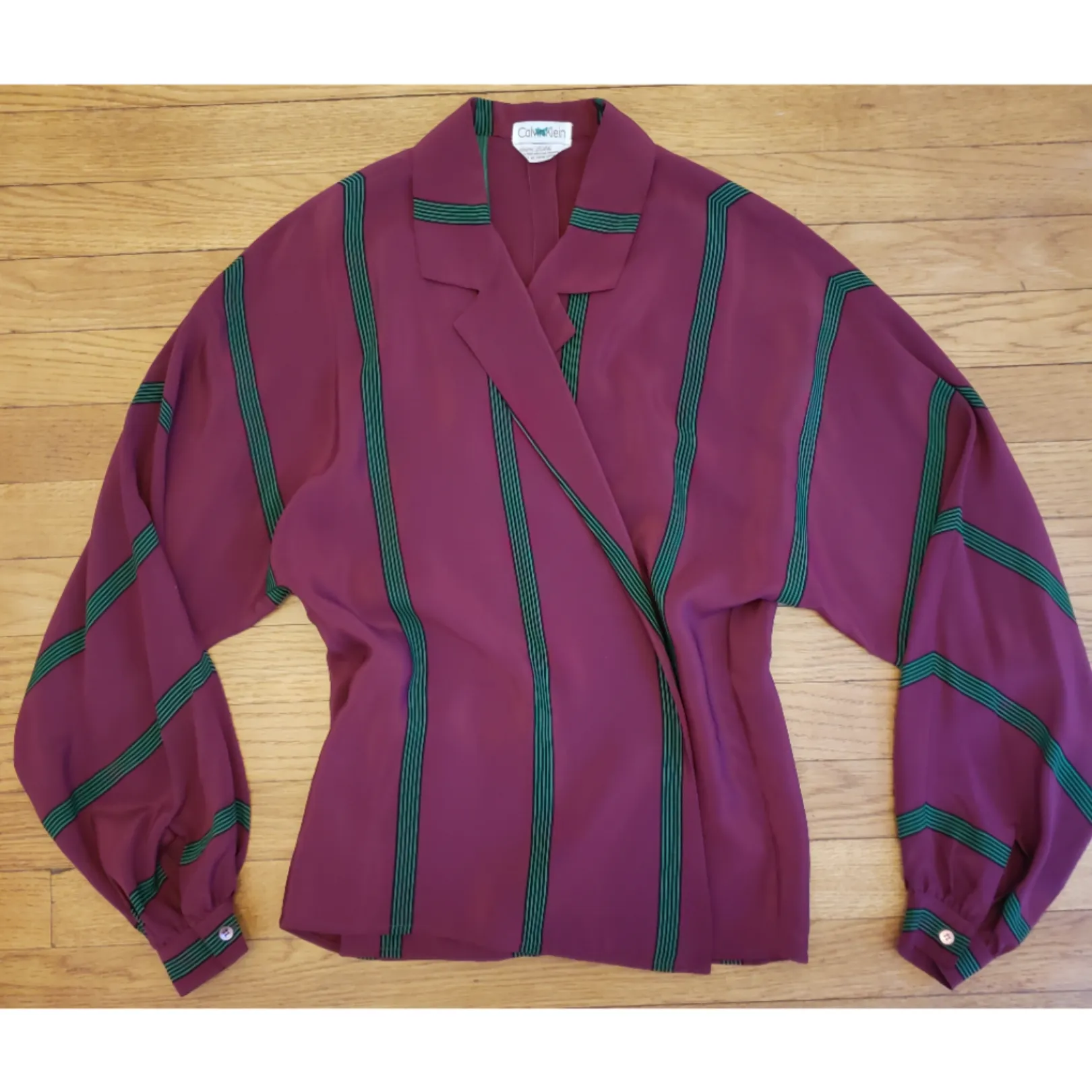 Calvin Klein 1970's Silk Set