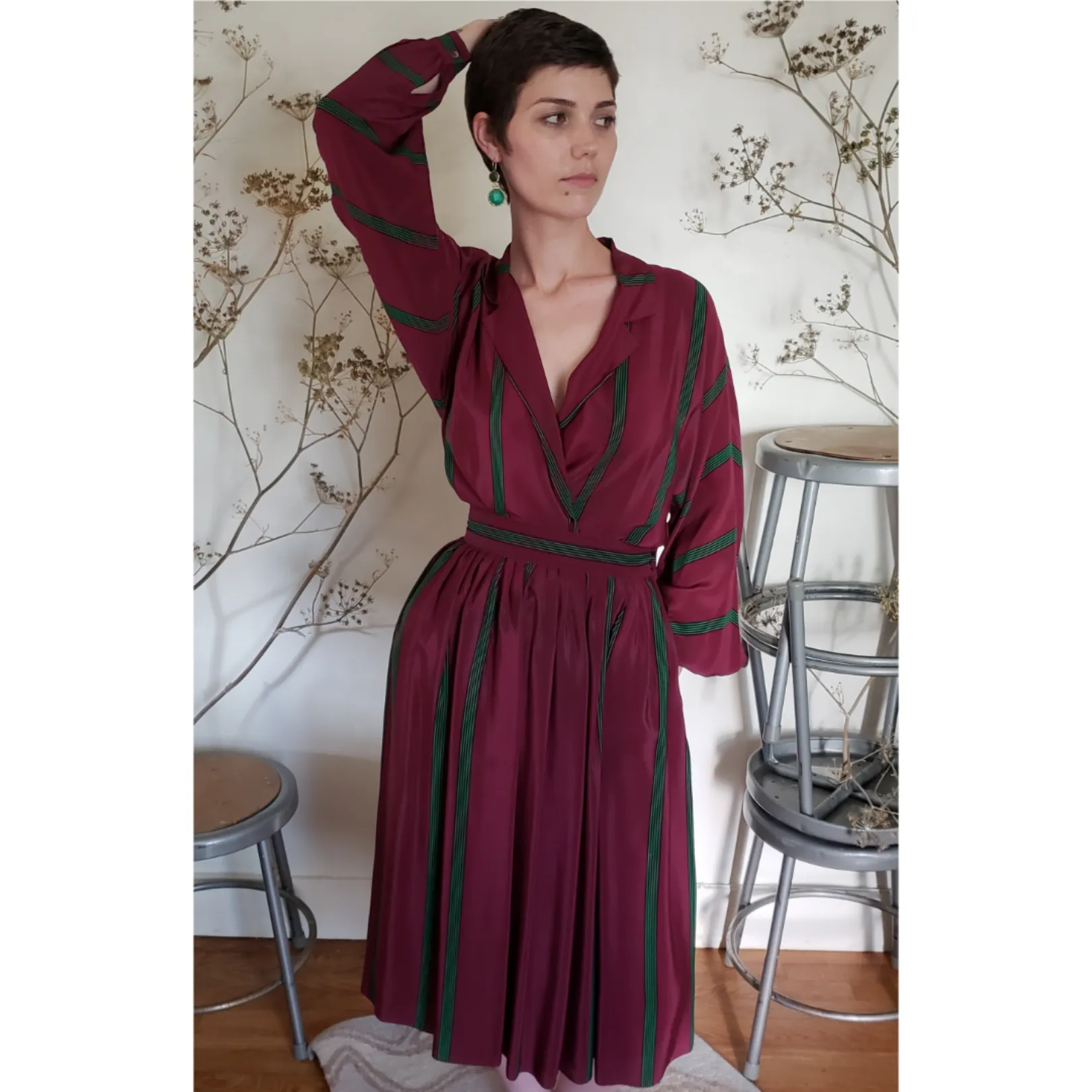 Calvin Klein 1970's Silk Set