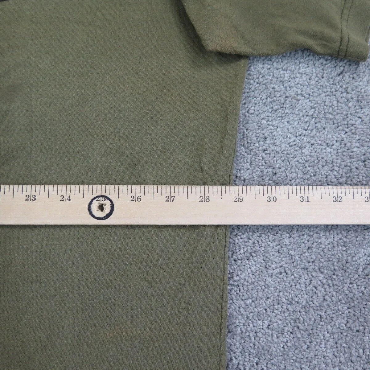 Carhartt Shirt Mens 3XL Green Crew Neck Tee Short Sleeve Original Fit Casual