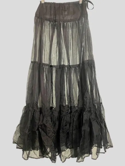 CLEMENTINE SKIRT - Black Silk - Best Seller