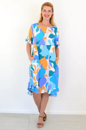 Colourful Abstract Summer Dress