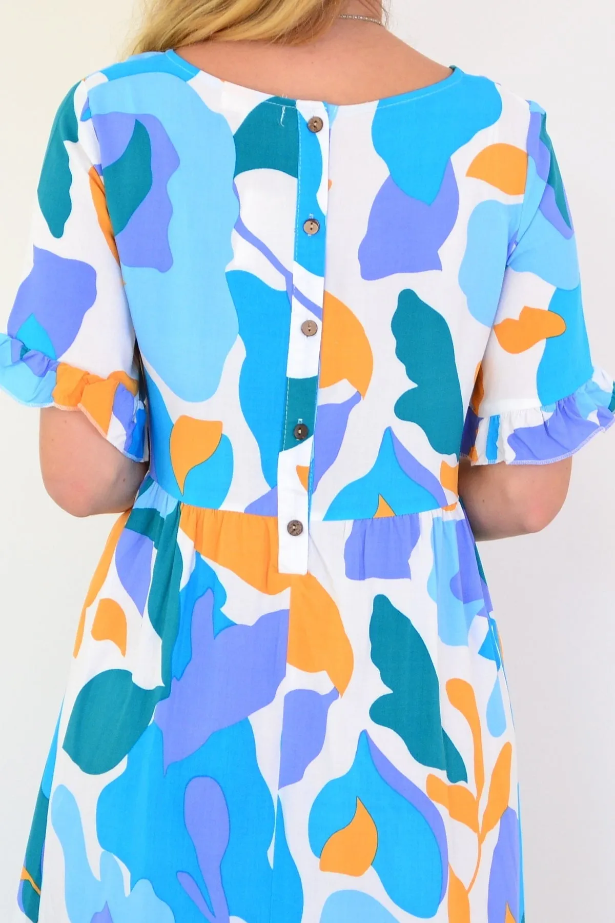Colourful Abstract Summer Dress