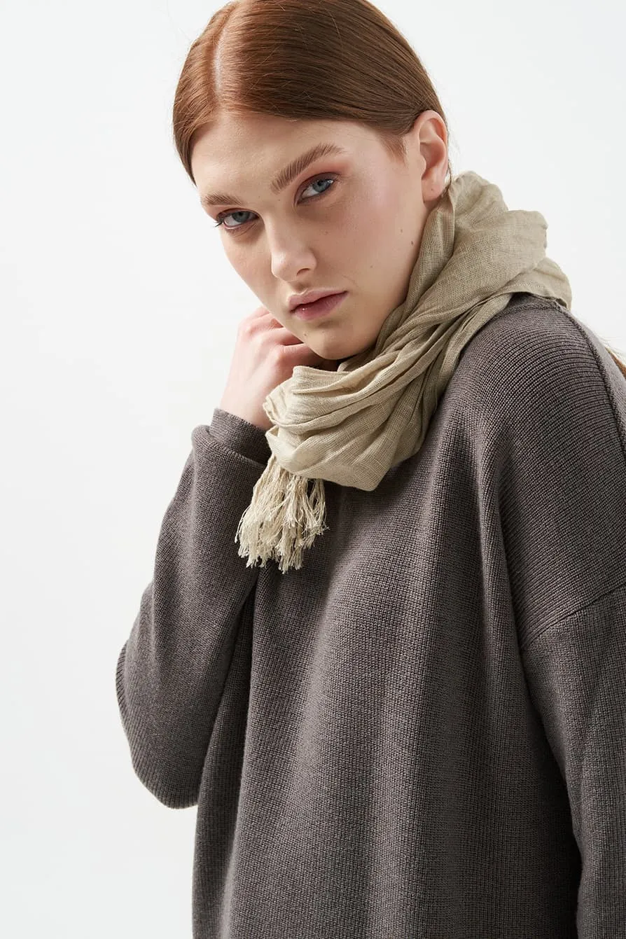 Comfy linen scarf
