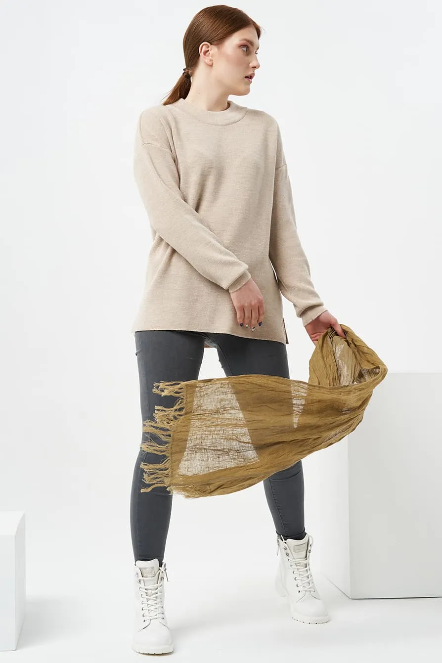 Comfy linen scarf
