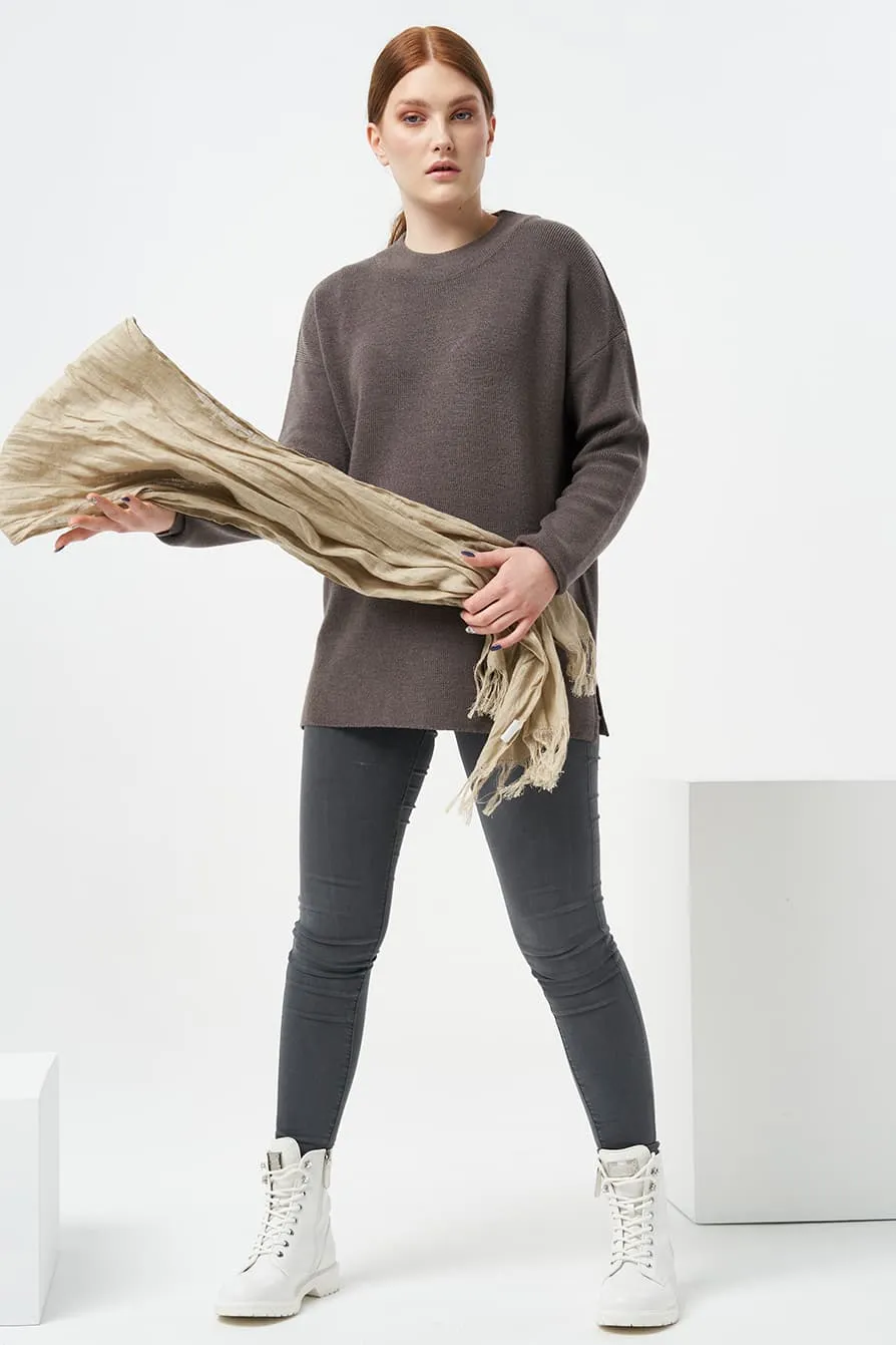 Comfy linen scarf