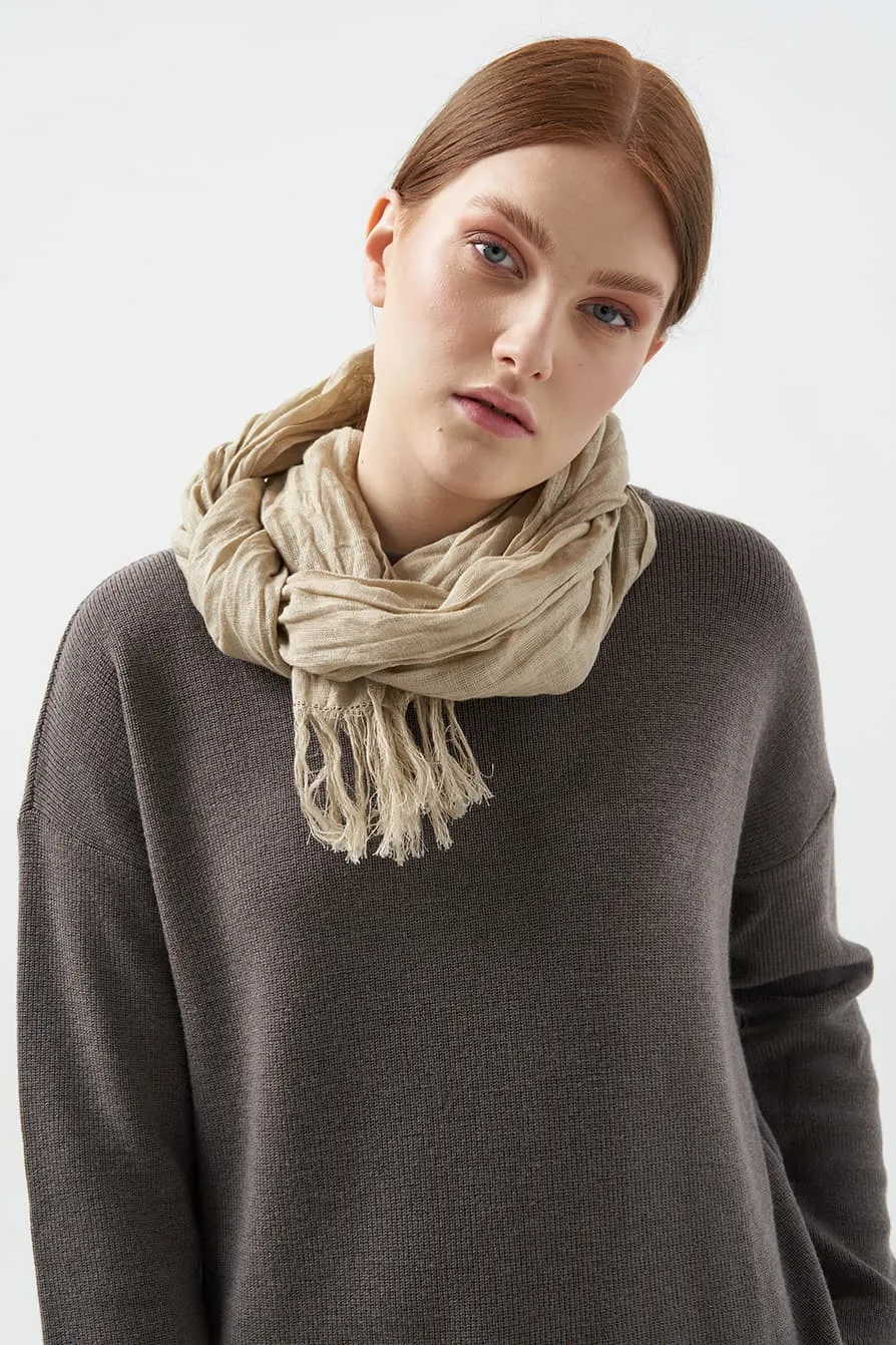 Comfy linen scarf