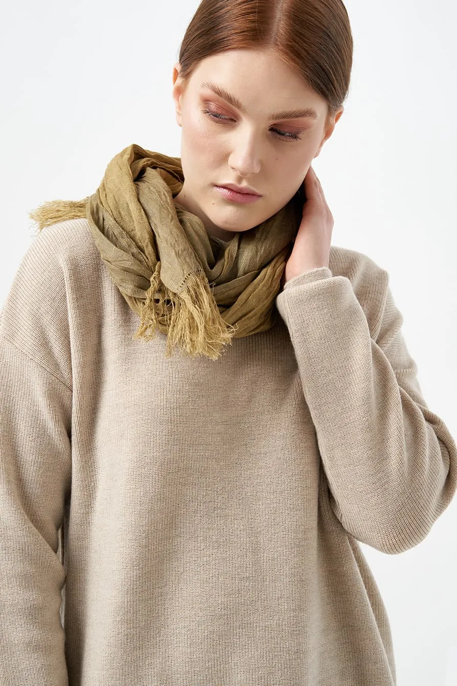 Comfy linen scarf