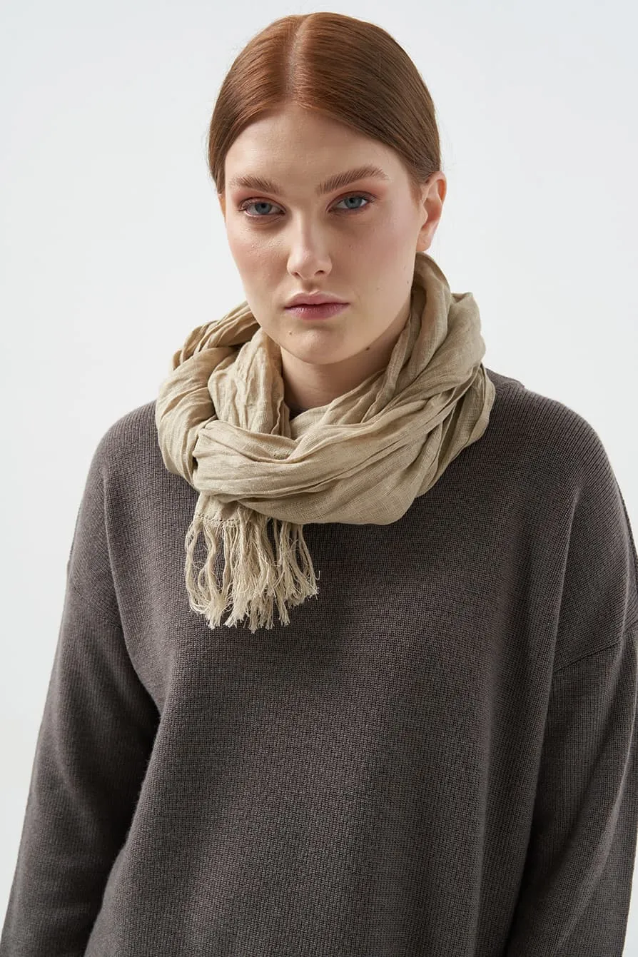 Comfy linen scarf