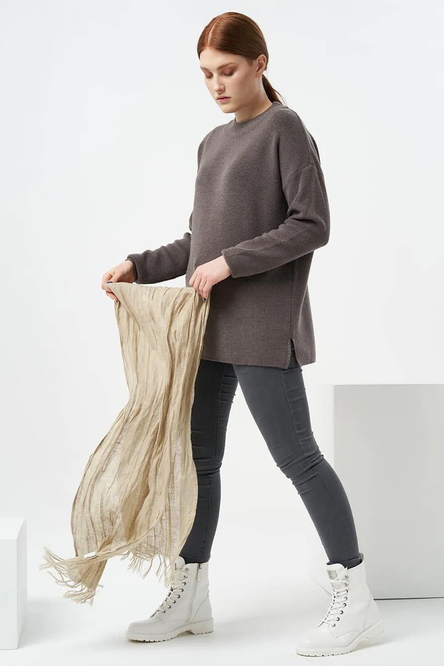 Comfy linen scarf