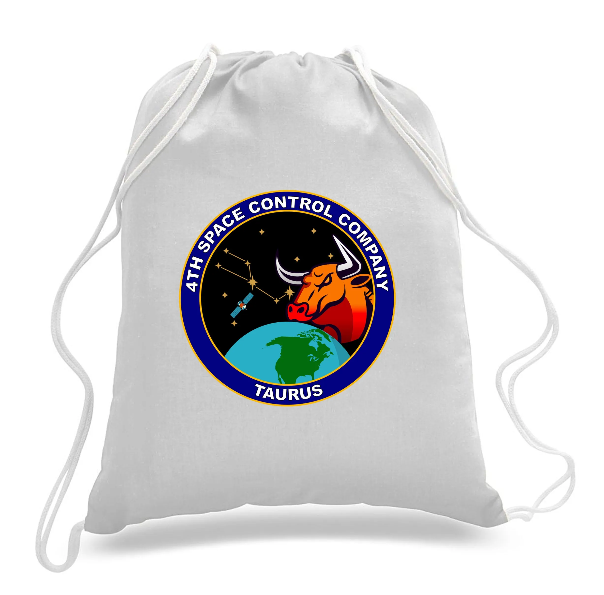 Cotton Canvas Draw String Bag- Comes in White and Black.