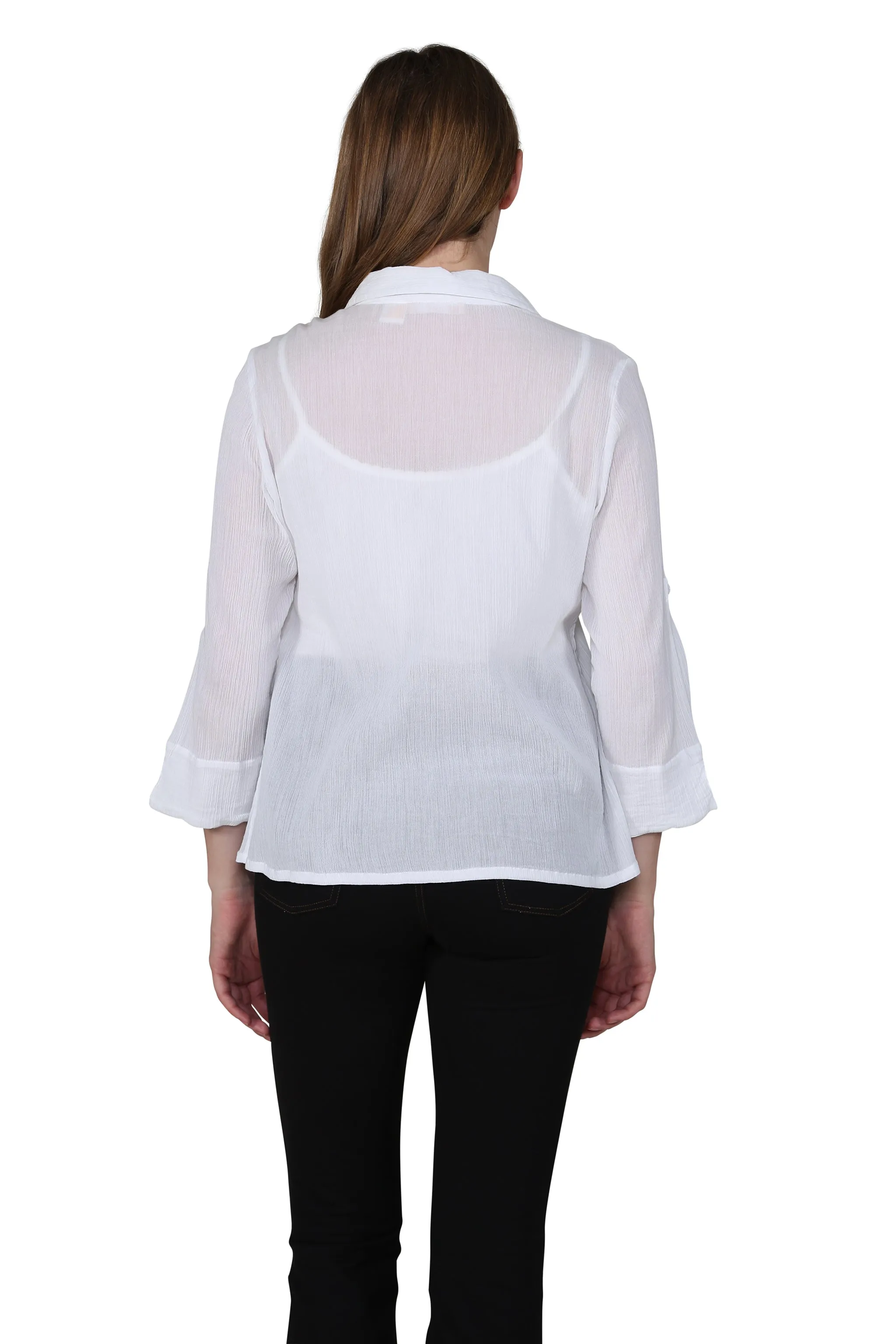Cotton Gauze Camp Shirt