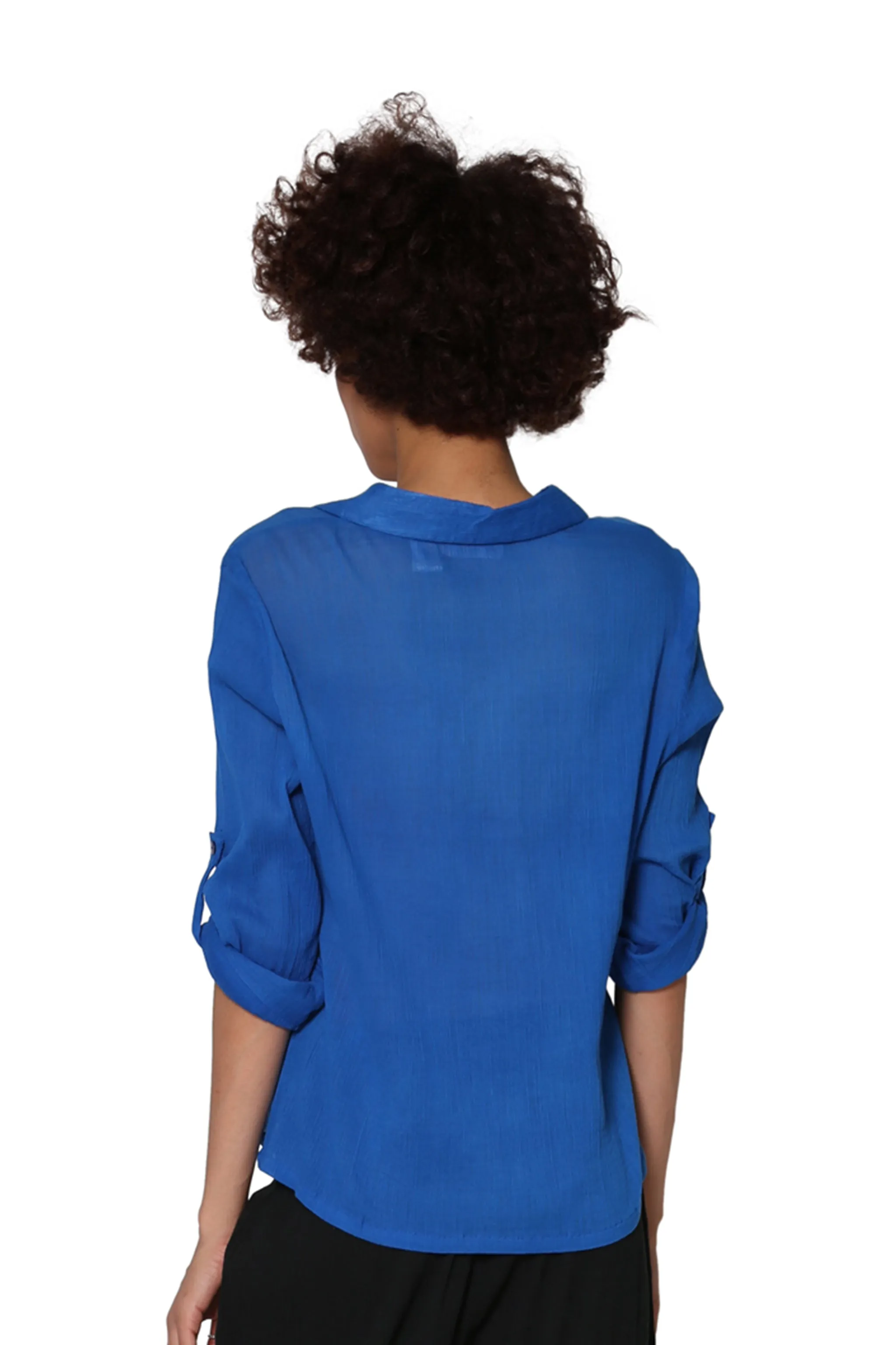 Cotton Gauze Camp Shirt