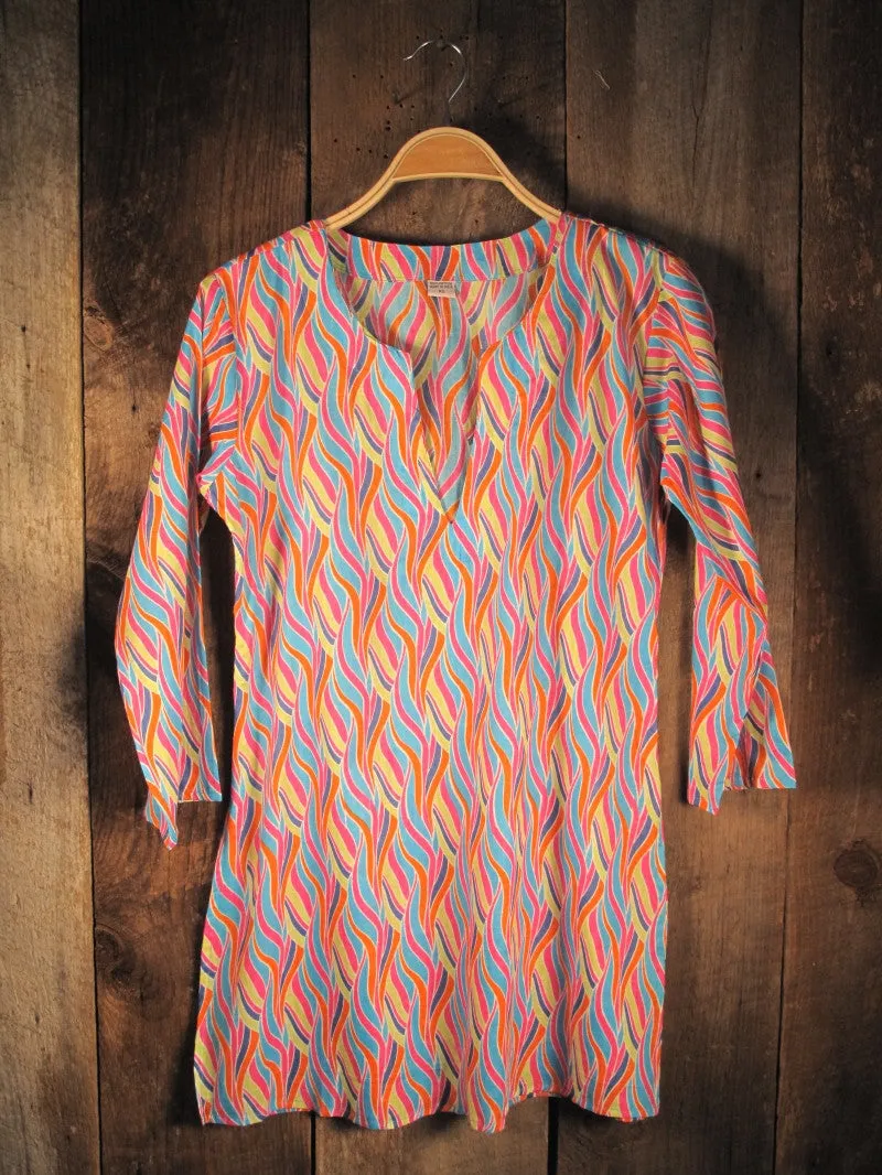 Cotton Print Tunic Multicolor