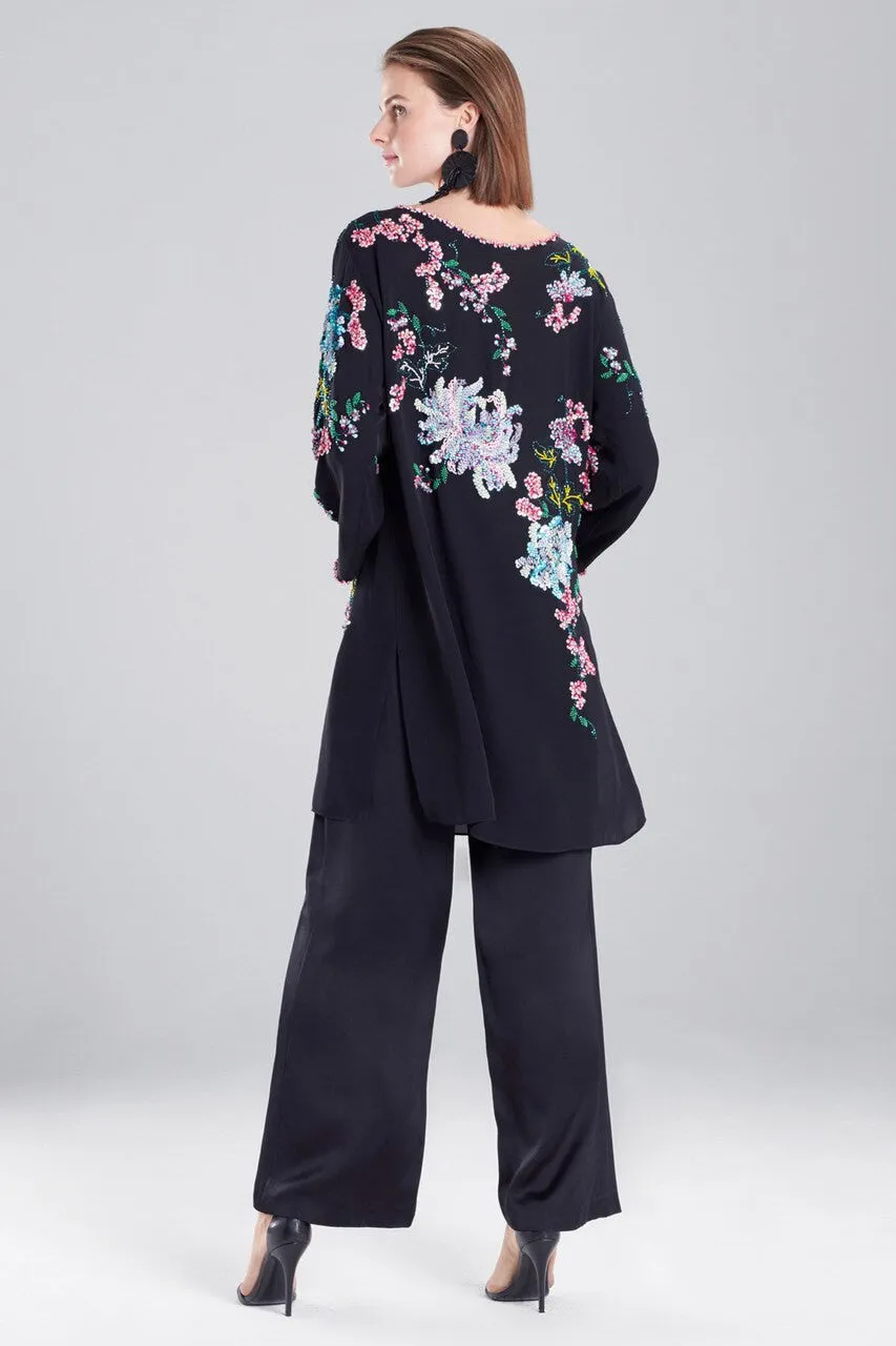 Couture Chrystanthemum Beaded Top